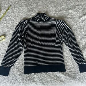 Rebecca Taylor Navy and White Striped Sweater